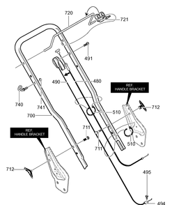 Part Location Diagram of 643628 Murray BRACKET, STOP LEVER